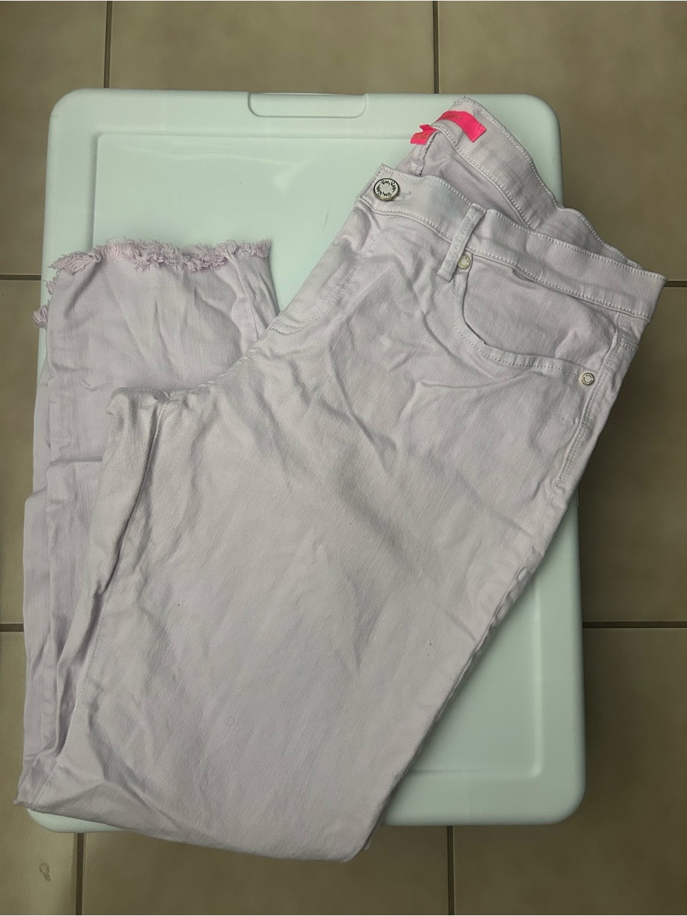 EUC Lily Pulitzer Frayed Hem Jeans